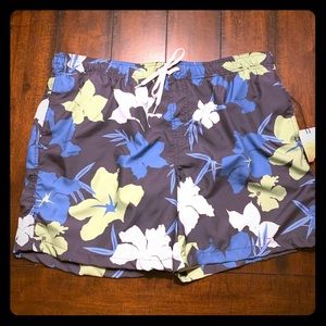 Ocean and Coast Swim Trunk Blue Multi  Floral XXL